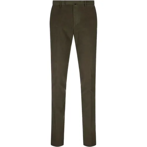 Corduroy Slim Fit Trousers , male, Sizes: M, XL, 2XL - Incotex - Modalova