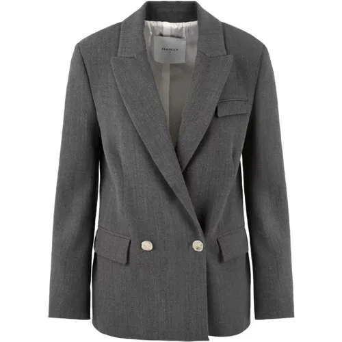 Graue Jacke für Damen Modell 23Fa3887 , Damen, Größe: XS - Beatrice .b - Modalova