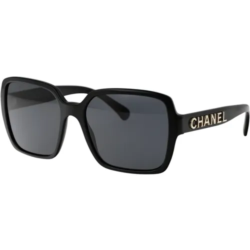 Stylish Sunglasses with Model 0Ch5408 , female, Sizes: 56 MM - Chanel - Modalova