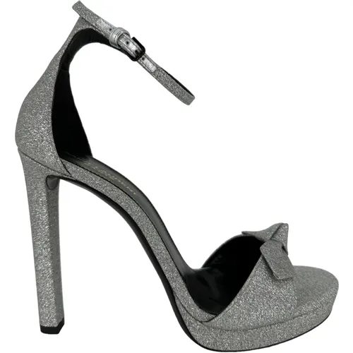 Hall 105 high heeled sandal , female, Sizes: 5 1/2 UK - Saint Laurent - Modalova