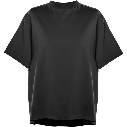 Hést, Bequemes Baumwoll-T-Shirt , Damen, Größe: XL - HÉST - Modalova