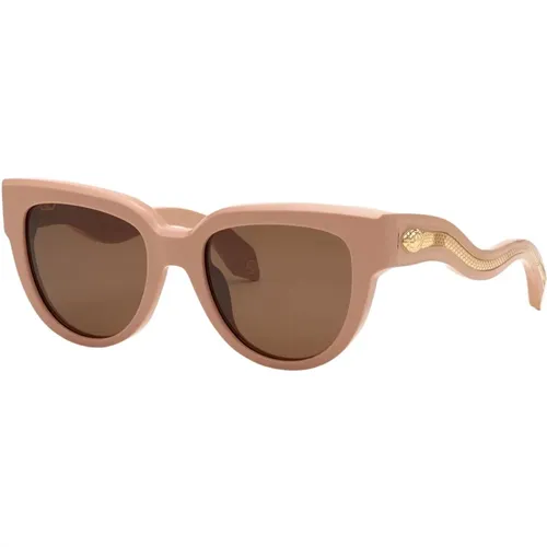 Women's Sunglasses Square Glossy , female, Sizes: 53 MM - Roberto Cavalli - Modalova