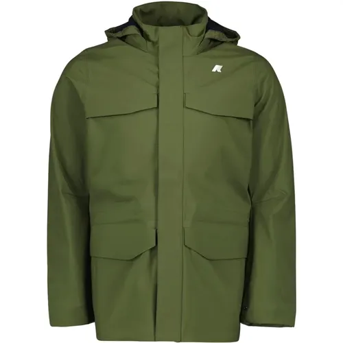 Waterproof Parka Manphy Bonded , male, Sizes: XL, M - K-way - Modalova