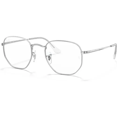 Rectangular Metal Glasses , unisex, Sizes: 51 MM - Ray-Ban - Modalova