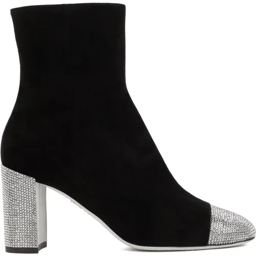 Crystal Ankle Boots , female, Sizes: 5 UK, 7 UK, 4 1/2 UK, 6 1/2 UK - René Caovilla - Modalova