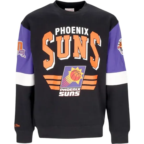 NBA All Over Crew 3.0 Sweatshirt , Herren, Größe: L - Mitchell & Ness - Modalova