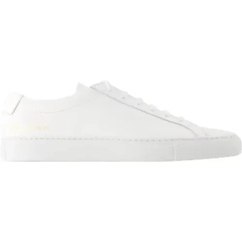 Leder sneakers , Herren, Größe: 45 EU - Common Projects - Modalova