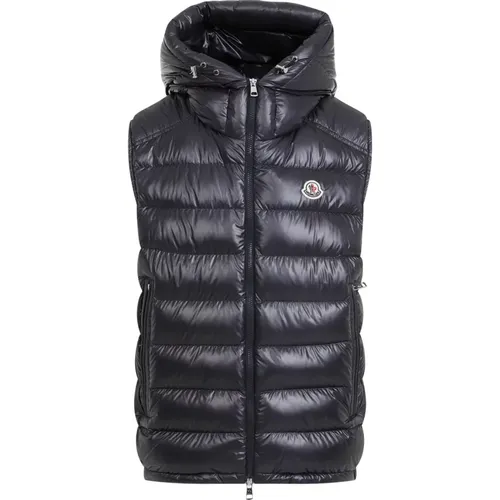 Blaue Jacke für Männer Aw24 - Moncler - Modalova