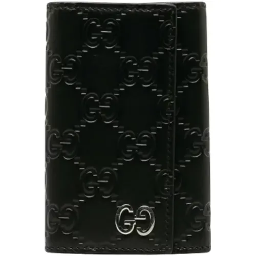 Pre-owned Leather key-holders , female, Sizes: ONE SIZE - Gucci Vintage - Modalova