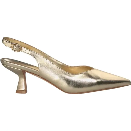 Pointed Toe Heel Shoe Buckle Closure , female, Sizes: 4 UK, 5 UK, 6 UK, 7 UK - Alma en Pena - Modalova
