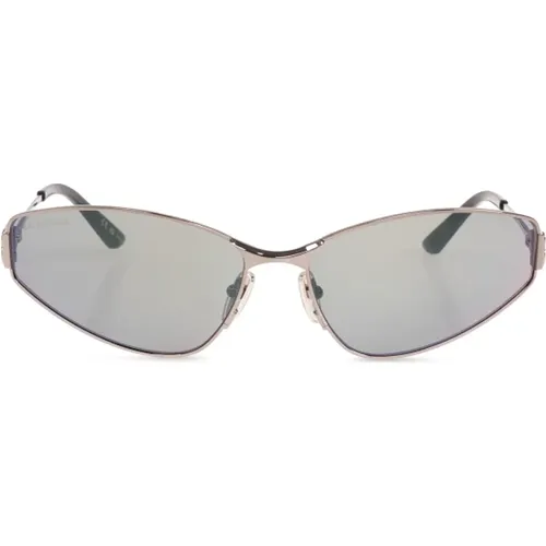 Sonnenbrille mit Logo , Damen, Größe: ONE Size - Balenciaga - Modalova