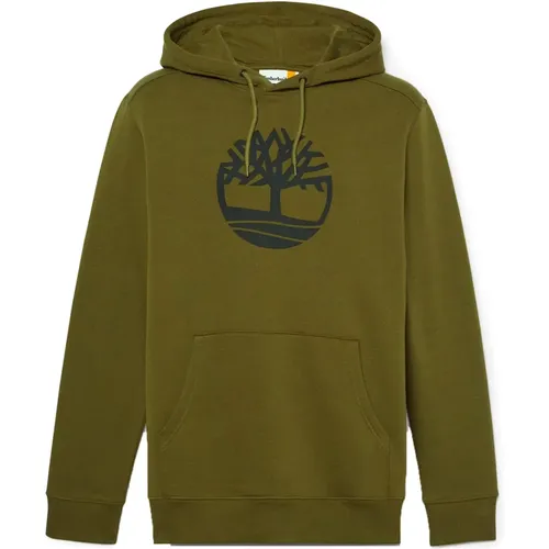 Hoodie mit Essentiellen Details , Herren, Größe: XL - Timberland - Modalova