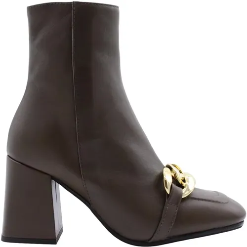 Heeled Boots , female, Sizes: 8 UK, 3 UK, 5 UK - E mia - Modalova