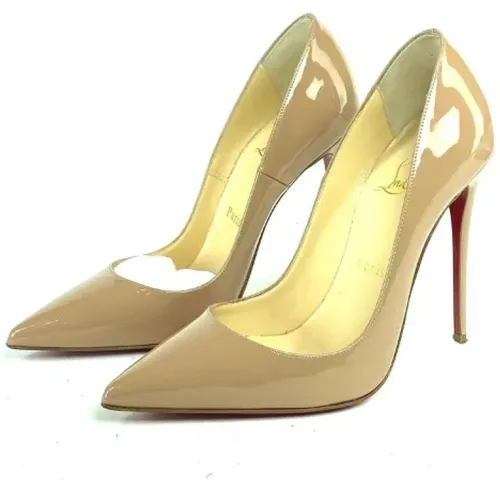 Pre-owned Leather heels , female, Sizes: 3 UK - Christian Louboutin Pre-owned - Modalova