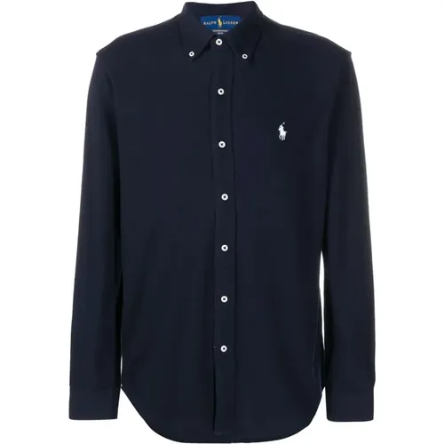 Blauer Strick Langarm-Top - Polo Ralph Lauren - Modalova