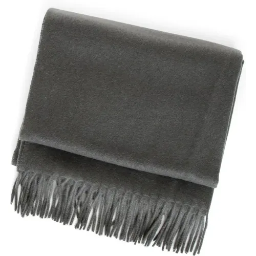 Maxi Cashmere Wool Fringed Scarf - Samsøe Samsøe - Modalova