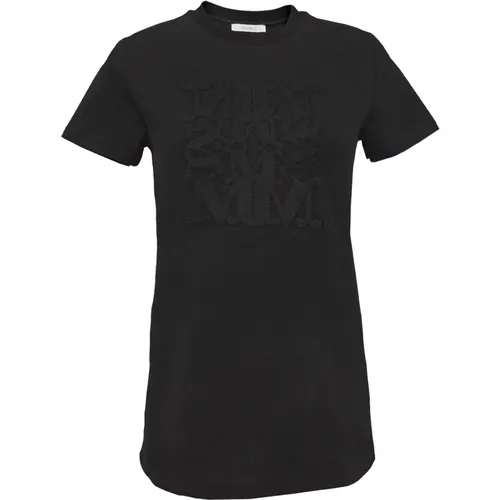Schwarzes T-Shirt - La Boutique Dresden 19460229006 , Damen, Größe: XS - Max Mara - Modalova