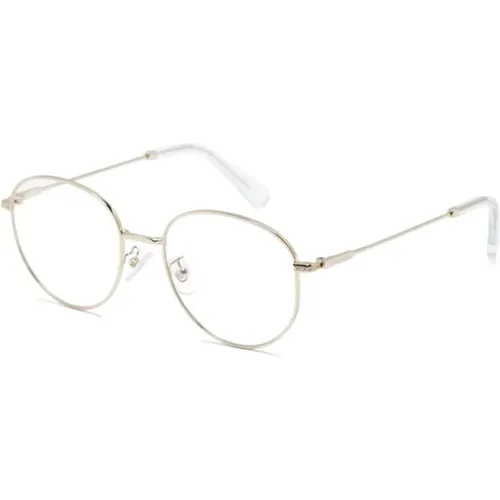 Goldene Optische Brille für den täglichen Gebrauch , Damen, Größe: 54 MM - Swarovski - Modalova