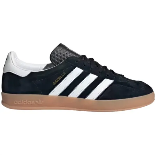 Schwarze Sneakers Gazelle Indoor Remake , Herren, Größe: 45 1/3 EU - Adidas - Modalova
