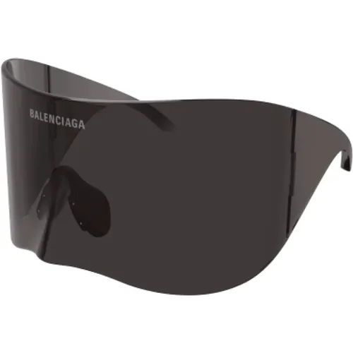 Wraparound Sonnenbrille in Schwarz - Balenciaga - Modalova