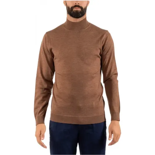 Herren Pullover Lupetto Stil , Herren, Größe: XL - Daniele Fiesoli - Modalova