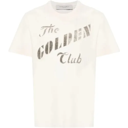 Journey Ms T-shirt , Herren, Größe: L - Golden Goose - Modalova