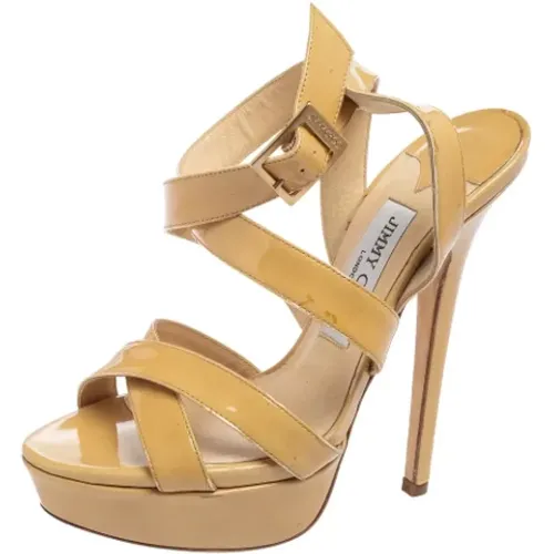 Pre-owned Leder sandals - Jimmy Choo Pre-owned - Modalova