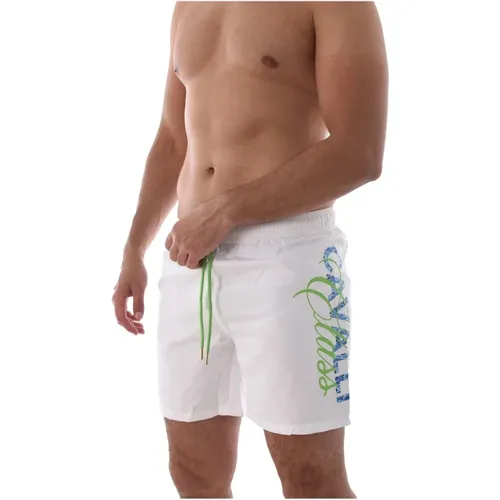 Bunte Seitenlogo Badehose , Herren, Größe: 2XL - Cavalli Class - Modalova