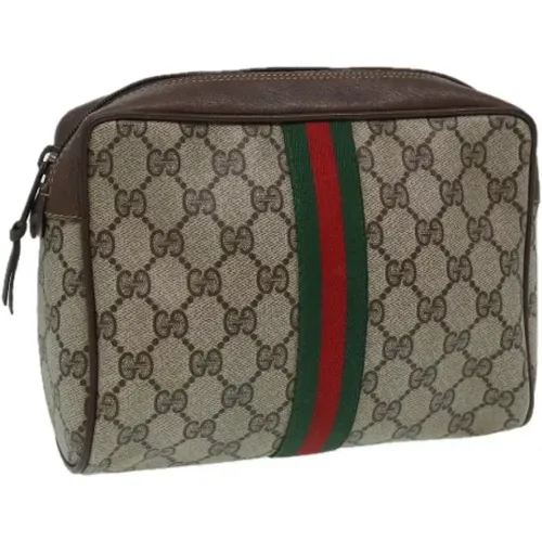 Pre-owned Leather clutches , female, Sizes: ONE SIZE - Gucci Vintage - Modalova