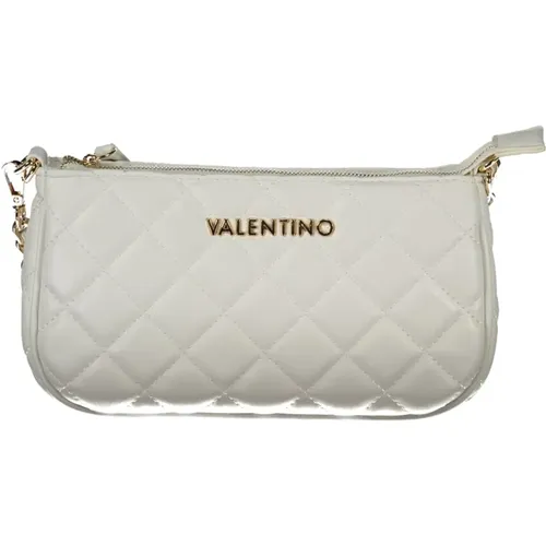 Weiße Schultertasche mit abnehmbarem Kettenriemen - Valentino by Mario Valentino - Modalova