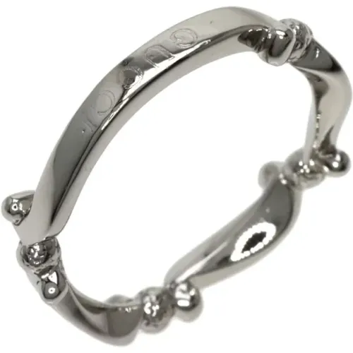 Pre-owned Platinum rings , female, Sizes: ONE SIZE - Gucci Vintage - Modalova