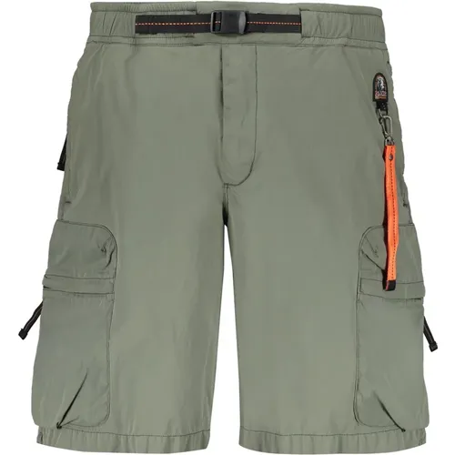 Cargo Bermuda Shorts mit Kontrastdetails , Herren, Größe: L - Parajumpers - Modalova