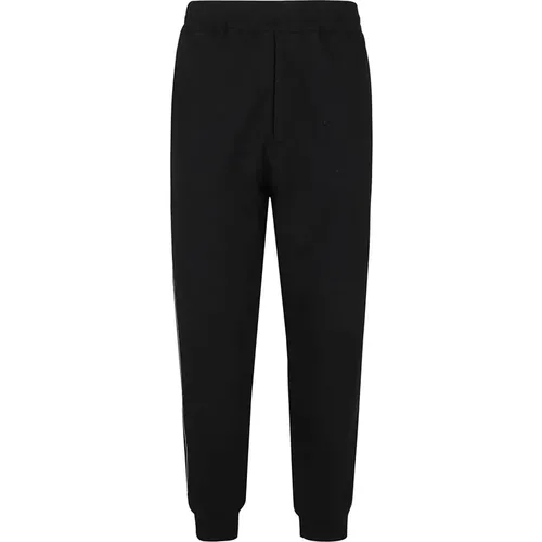 Cotton Jogger Trousers Aw24 , male, Sizes: S, L - alexander mcqueen - Modalova