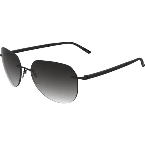 Dark Grey Sunglasses SUN C-2 , unisex, Sizes: ONE SIZE - Silhouette - Modalova