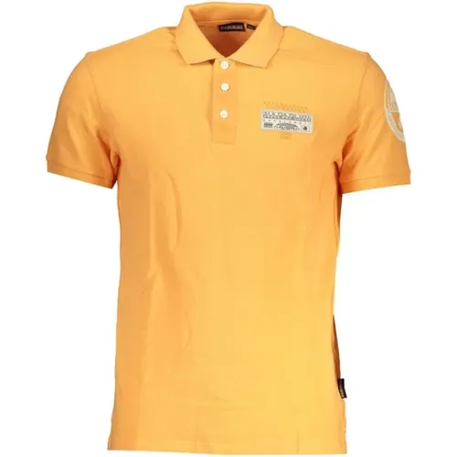 Luxury Polo Shirt with Contrast Details , male, Sizes: XL, 2XL - Napapijri - Modalova