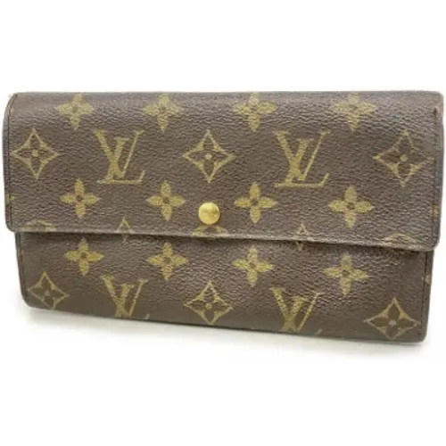 Pre-owned Canvas wallets , female, Sizes: ONE SIZE - Louis Vuitton Vintage - Modalova