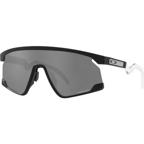 Matte Schwarze Sonnenbrille mit Prizm Black,Matte Schwarze Sonnenbrille mit Prizm Sapphire - Oakley - Modalova