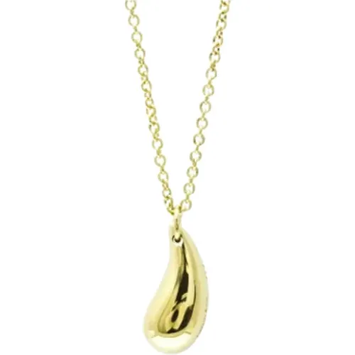 Pre-owned Gold necklaces , female, Sizes: ONE SIZE - Tiffany & Co. Pre-owned - Modalova