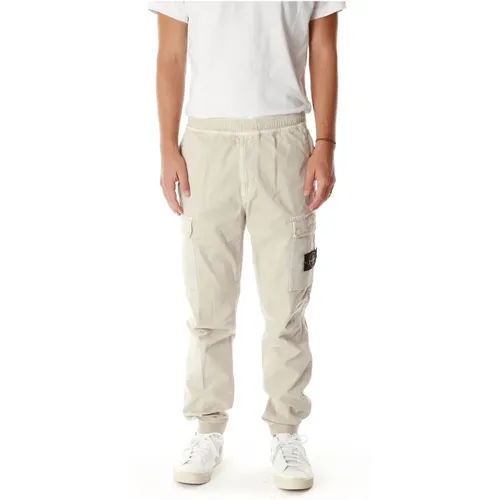 Tapered Fit Cargo Pants , Herren, Größe: W29 - Stone Island - Modalova