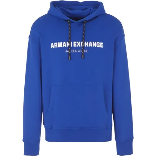 Hooded Sweatshirt Aw23 , male, Sizes: M, L - Armani Exchange - Modalova