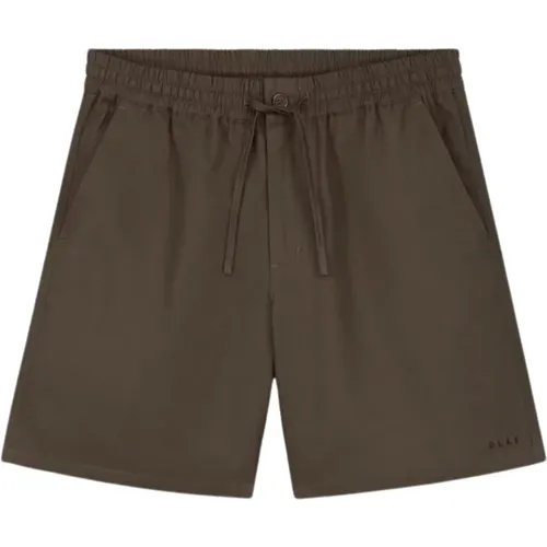 Elasticated Cotton Shorts in , male, Sizes: M - Olaf Hussein - Modalova