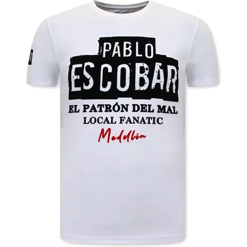 Pablo Escobar T-Shirt Herren , Herren, Größe: 2XL - Local Fanatic - Modalova