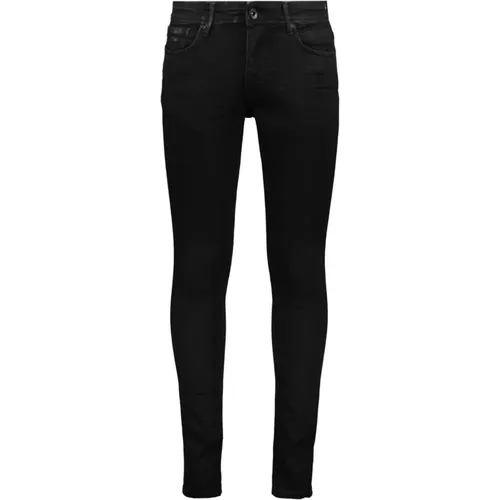 Schwarze Denim Skinny Jeans - Zeitlose Ergänzung für Deine Garderobe , Herren, Größe: W27 - PureWhite - Modalova