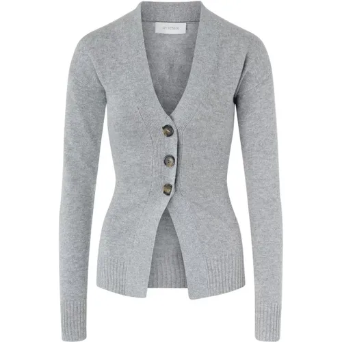 Grauer Gondola Cardigan , Damen, Größe: M - SPORTMAX - Modalova