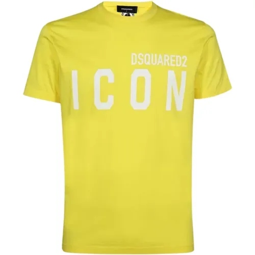 Basic T-Shirt , male, Sizes: S, L - Dsquared2 - Modalova