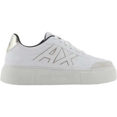 Lässige Sneaker Schuhe für Männer , Damen, Größe: 39 EU - Armani Exchange - Modalova