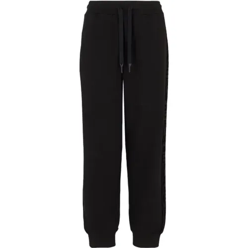 Cotton Jogger Pants , female, Sizes: L, M, S, XS, XL - Emporio Armani EA7 - Modalova