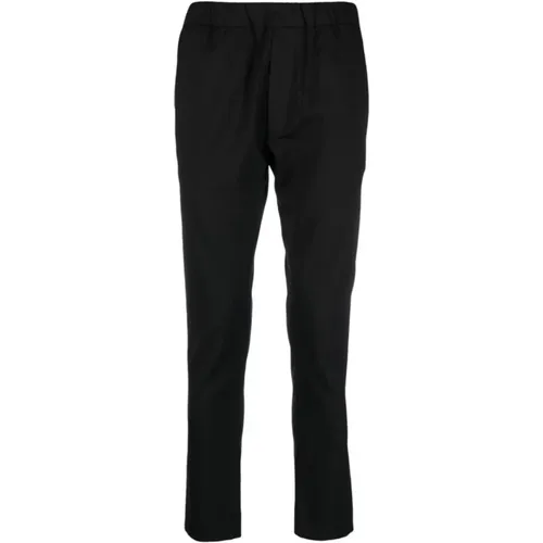 Jerry Technowool Cropped Trousers , male, Sizes: 4XL, XL, 2XL, M - Low Brand - Modalova