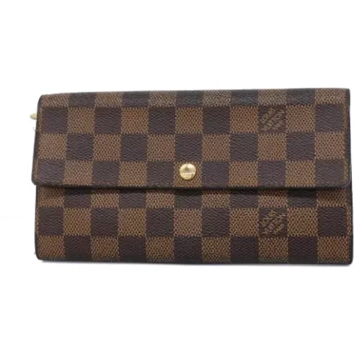 Pre-owned Canvas wallets , female, Sizes: ONE SIZE - Louis Vuitton Vintage - Modalova