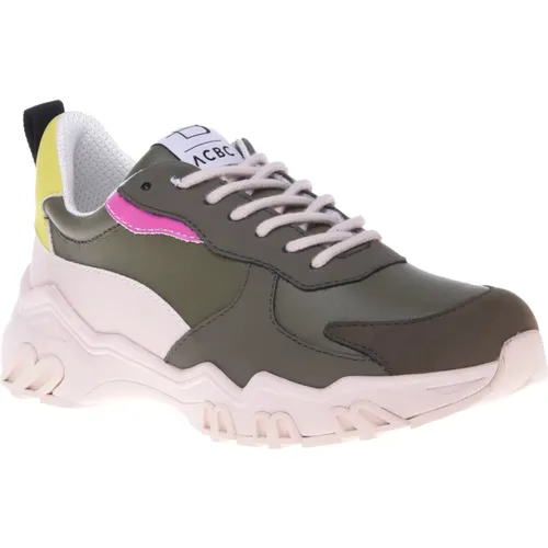 Trainers in olive eco-leather , female, Sizes: 3 UK, 7 UK, 5 UK, 6 UK, 4 UK - Baldinini - Modalova